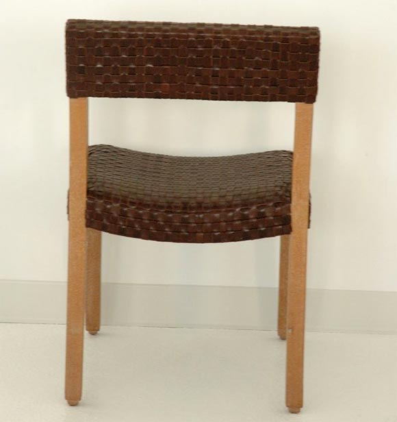 A Set of Six Armchairs designed by William 
